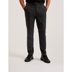 Ted Baker Nounds Micro Brown Houndstooth Slim Fit Trouser Dress Pants 30